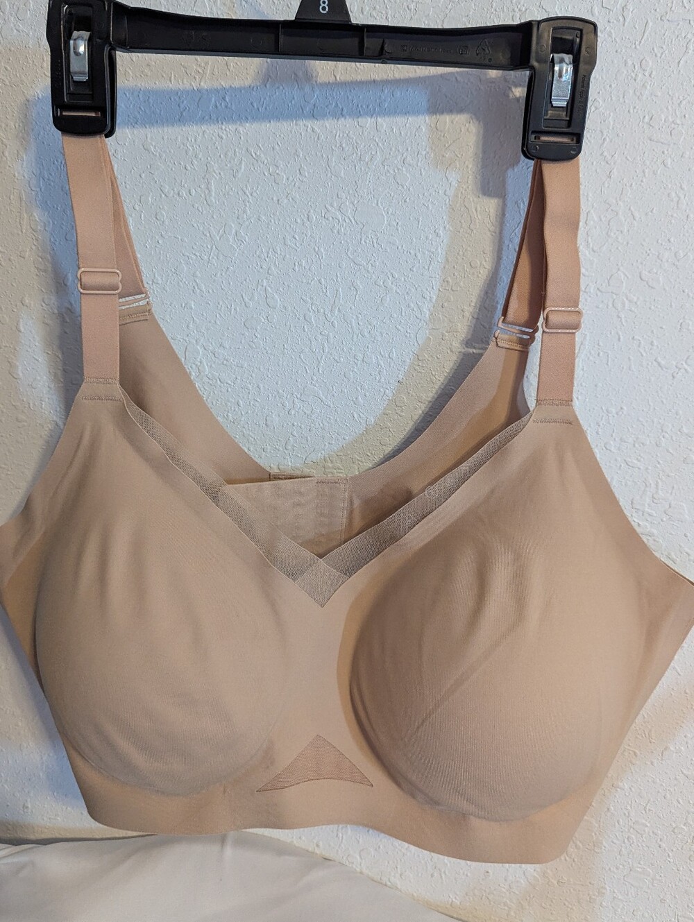 Woman's Honey Love Tan Padded Bra Size 1X BNWOT